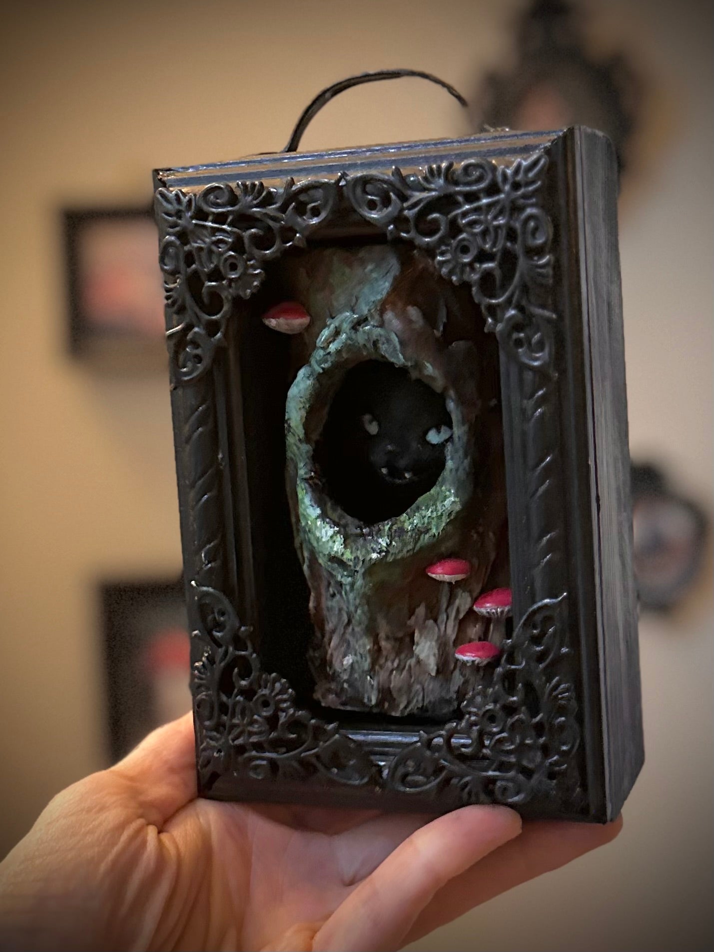 Night Watchman Bat 4x6 inch story Box