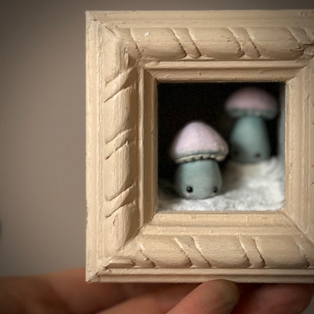 Winter Spirit Mushies 3x3 Story Box