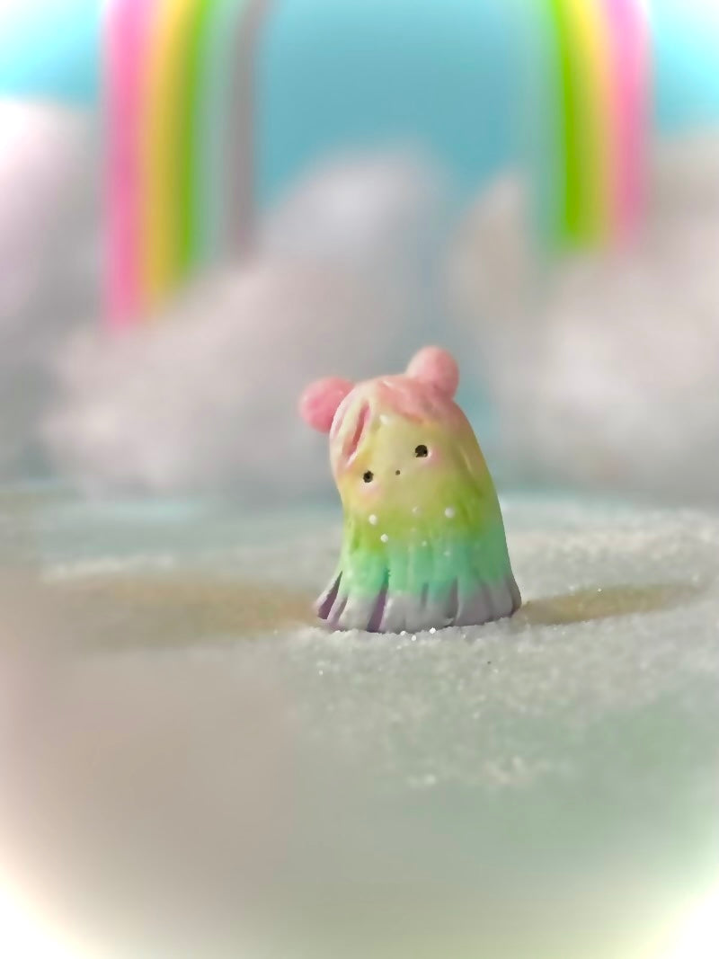 Preorder Rainbow Warm Fuzzy 1.5 inch figurine, art toy