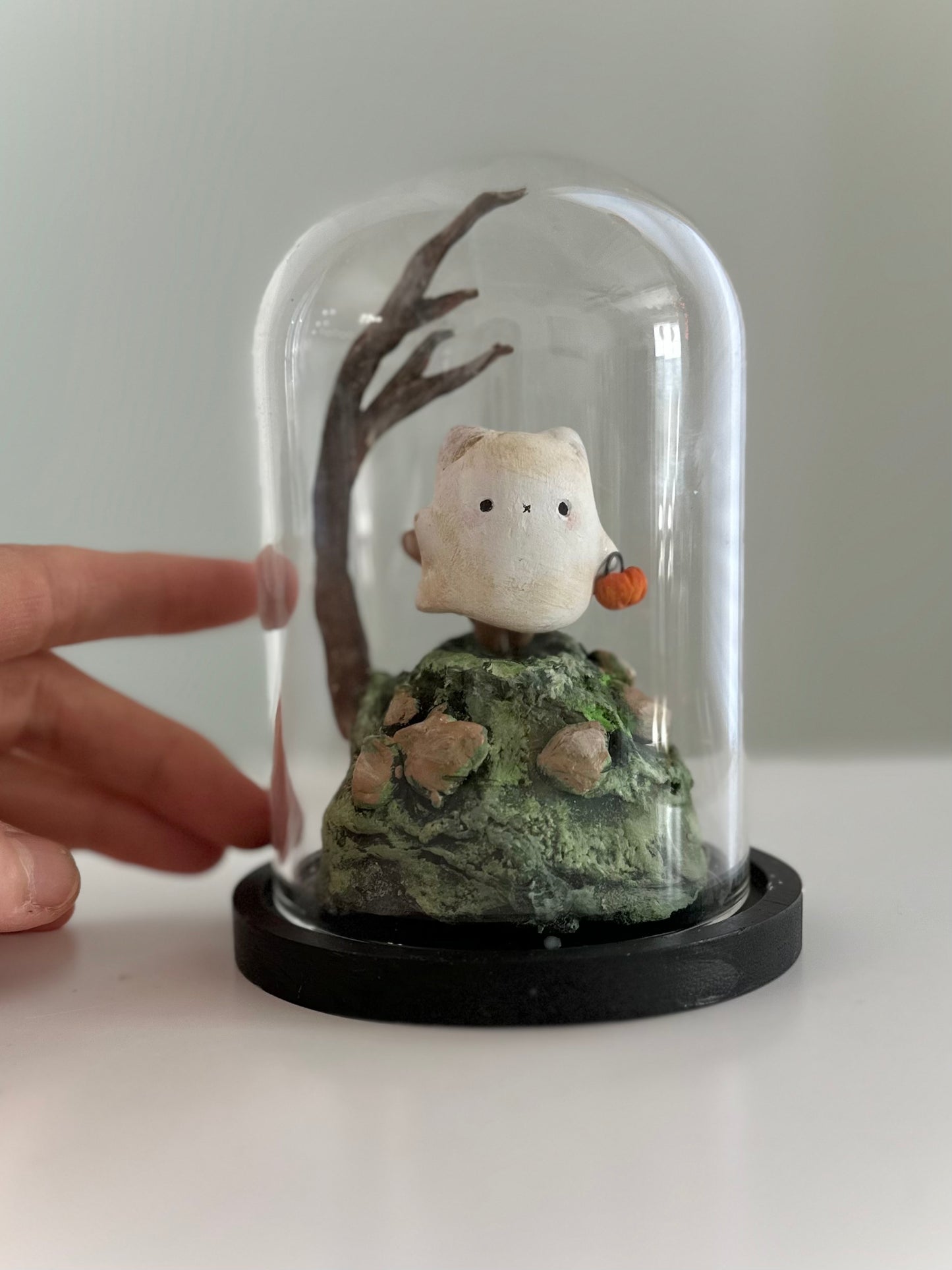 Trick or Treat 6inch Glass Cloche