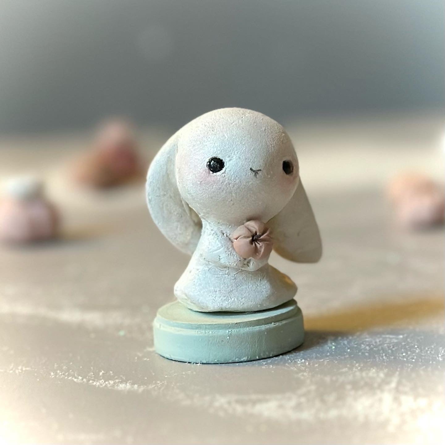 Ghost Bunny 3 inch figurine
