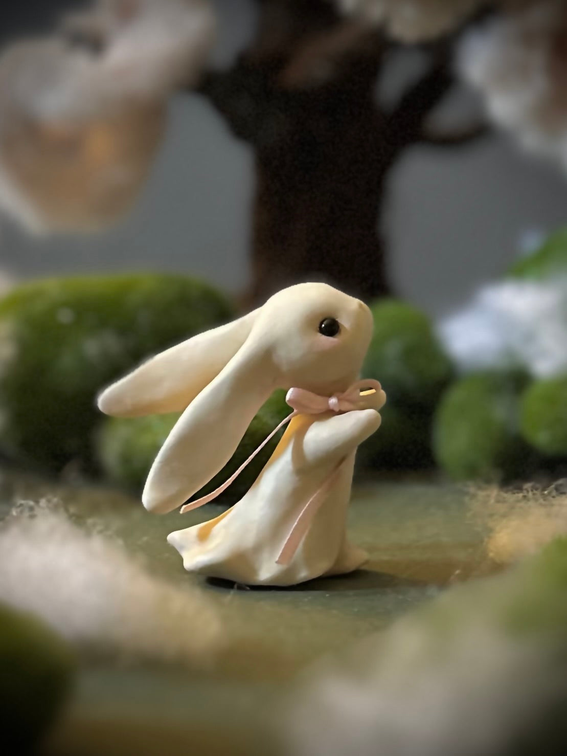 Preorder Ghost Bunny 3.5 inch figurine, art toy