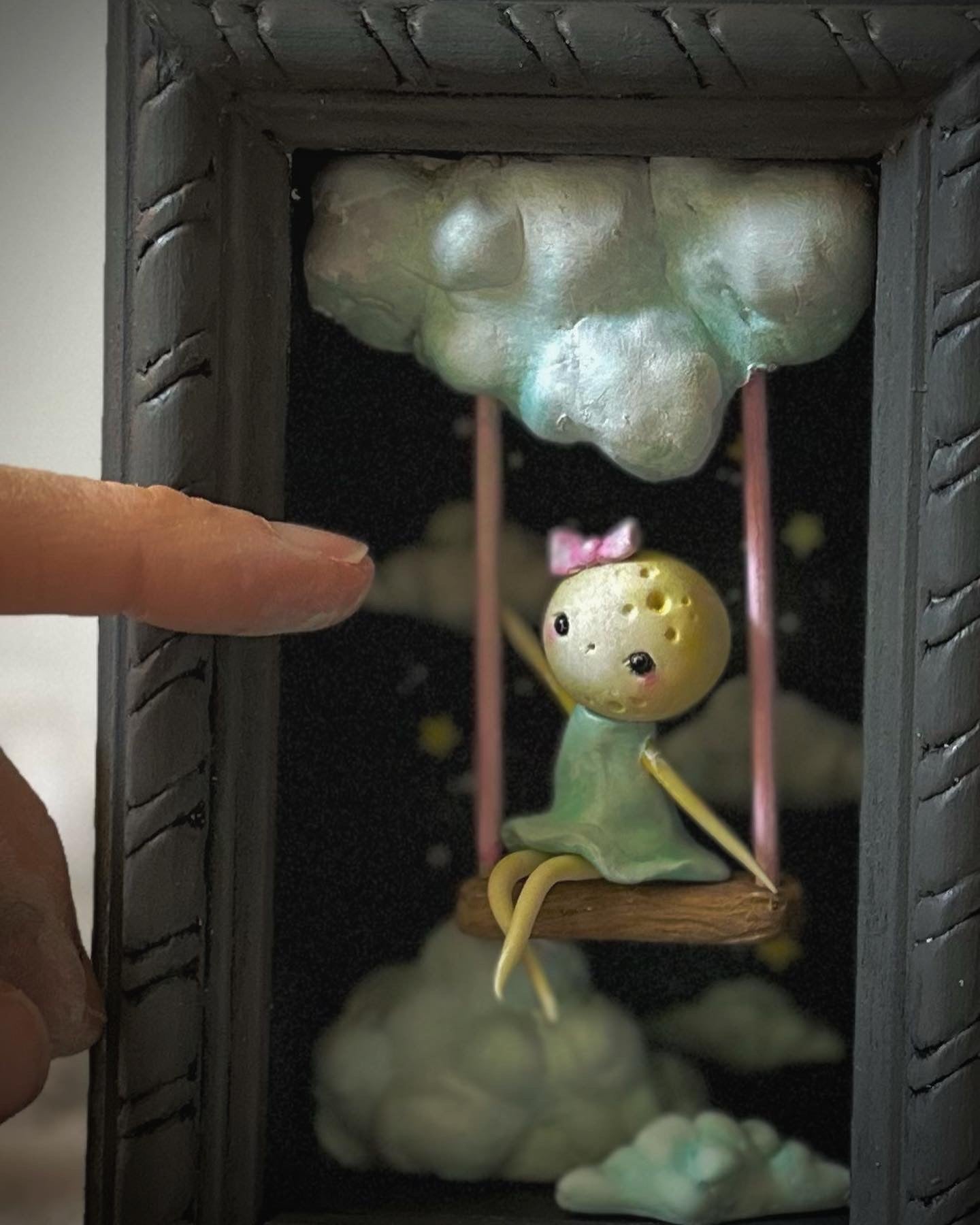 The Moon Mans Daughter 4x6 Story Box