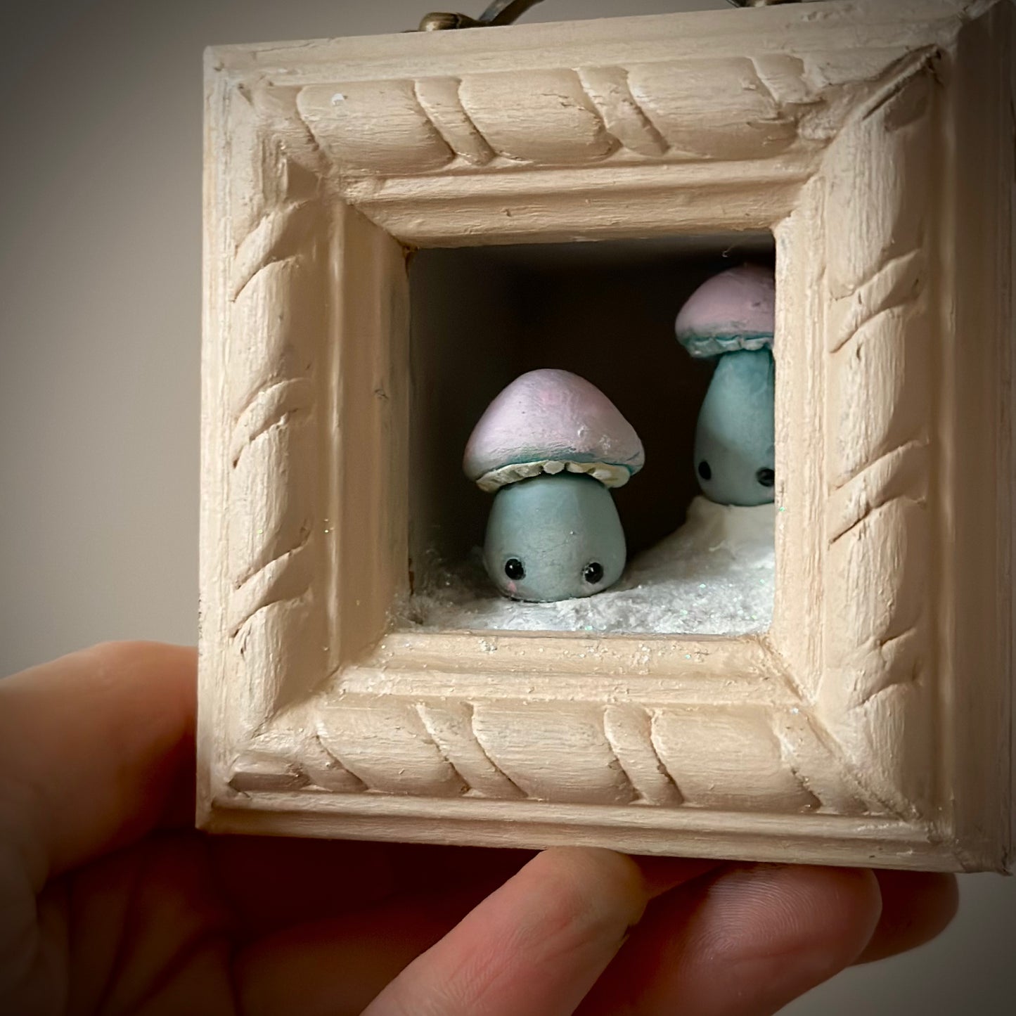Winter Spirit Mushies 3x3 Story Box