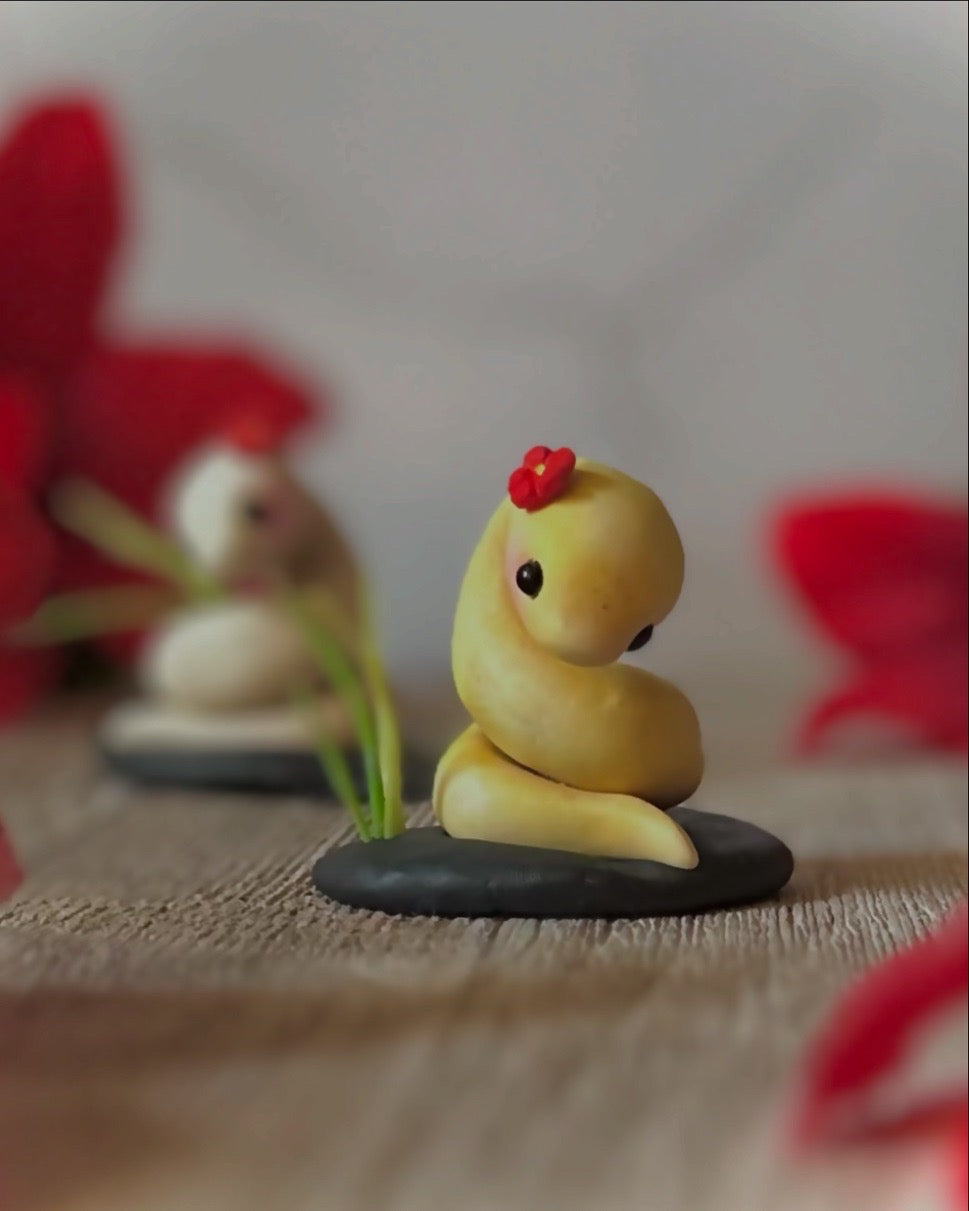 Preorder Yellow Year of the Snake ⭐️LIMITED⭐️ 2.25 inch figurine, art toy