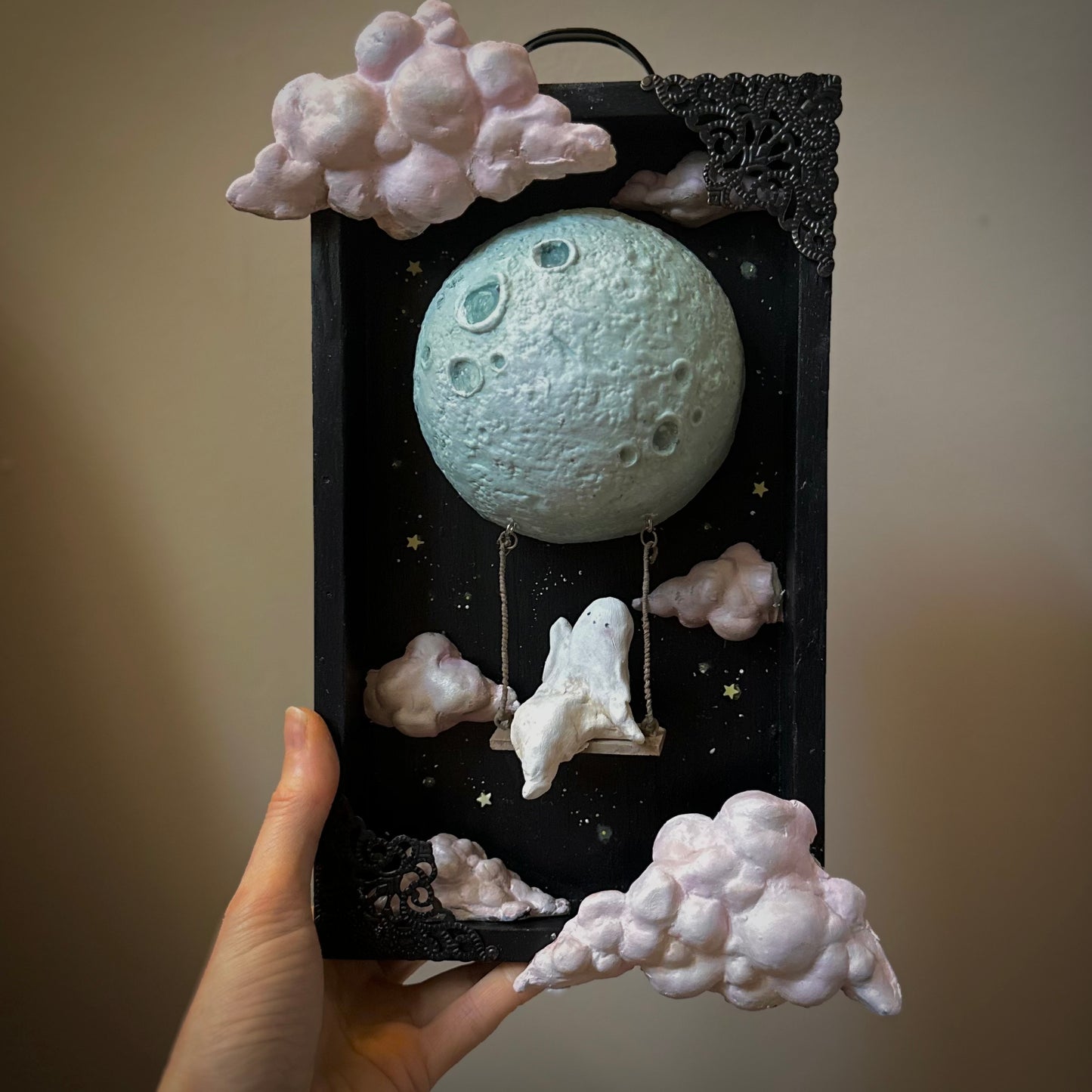 Moon Swinging 10x 6 inch Story Box