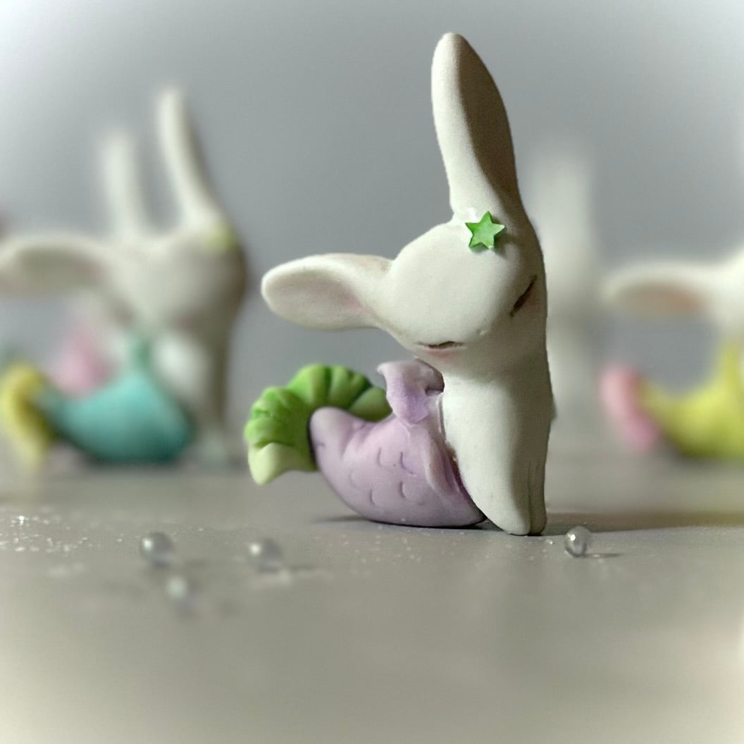 Lavender MerBun 2inch original Figurine