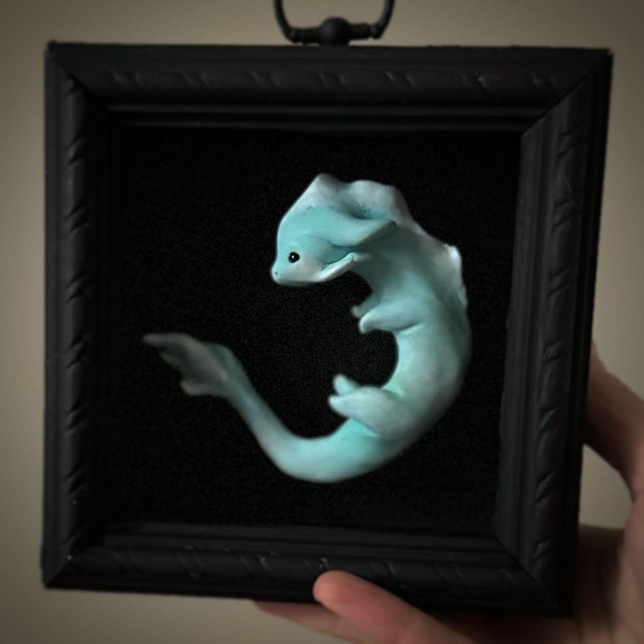 Winter Spirit Dragon 5x5 inch Story Box