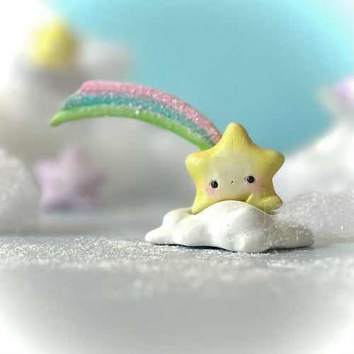PRE ORDER Shooting Star 2.5 inch figurine with cloud base
