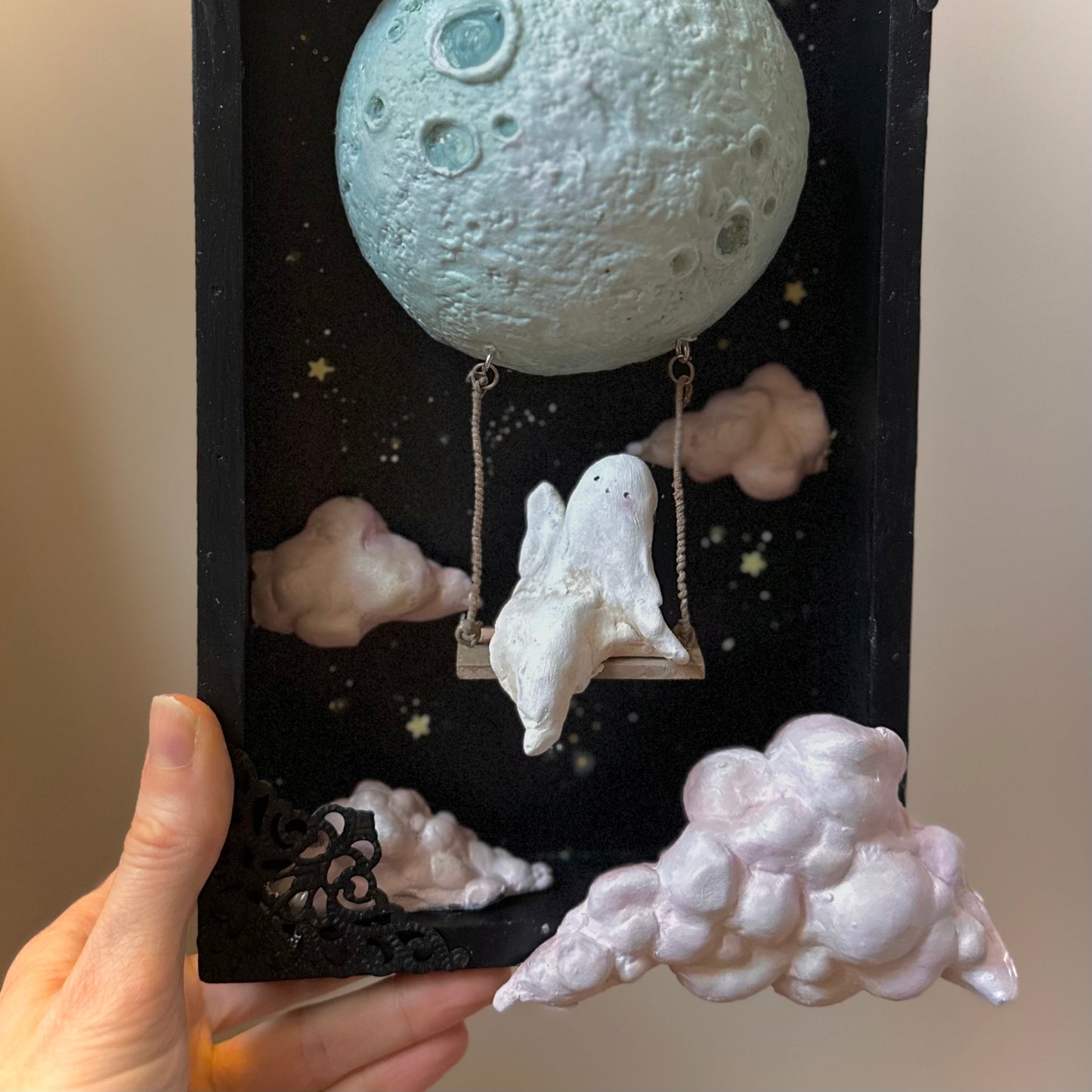 Moon Swinging 10x 6 inch Story Box