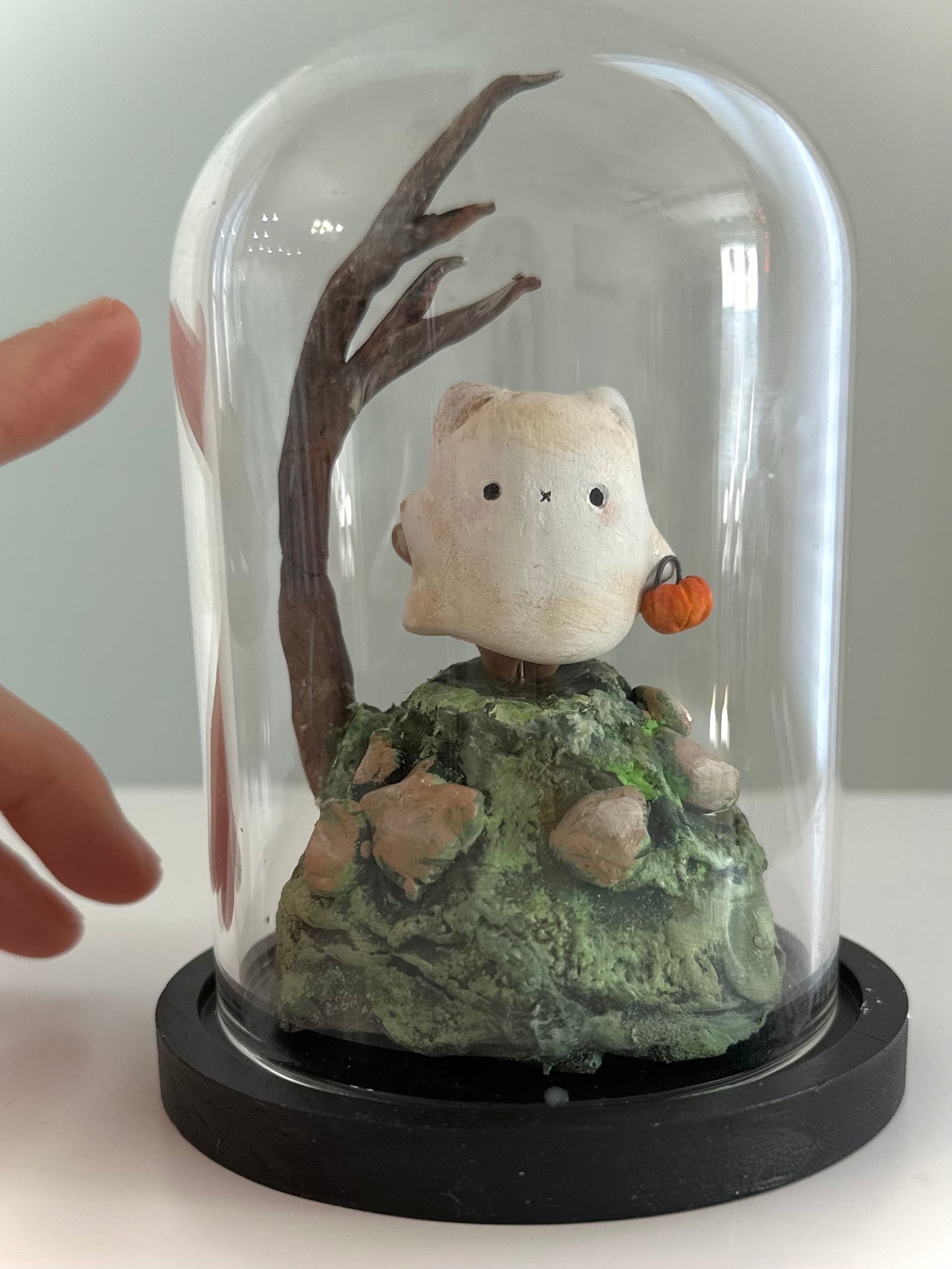 Trick or Treat 6inch Glass Cloche