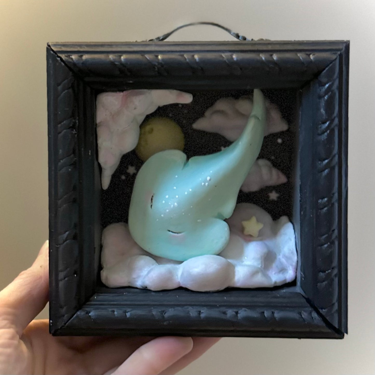 Midnight Guardian Sting Ray 5x5 inch Story Box
