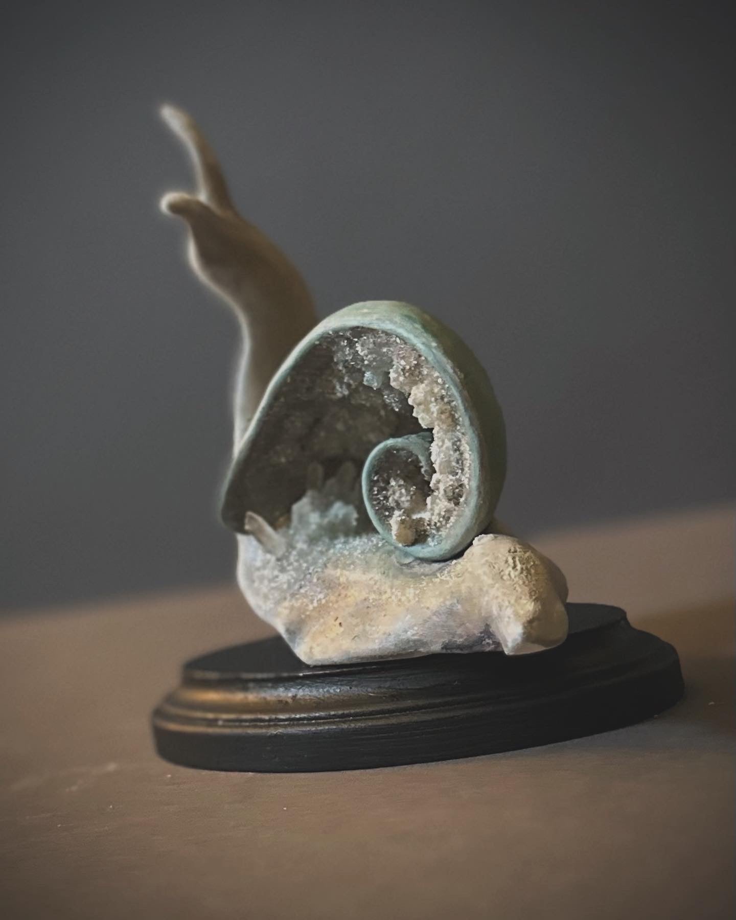 Crystallize Snail 6 inch Figurine