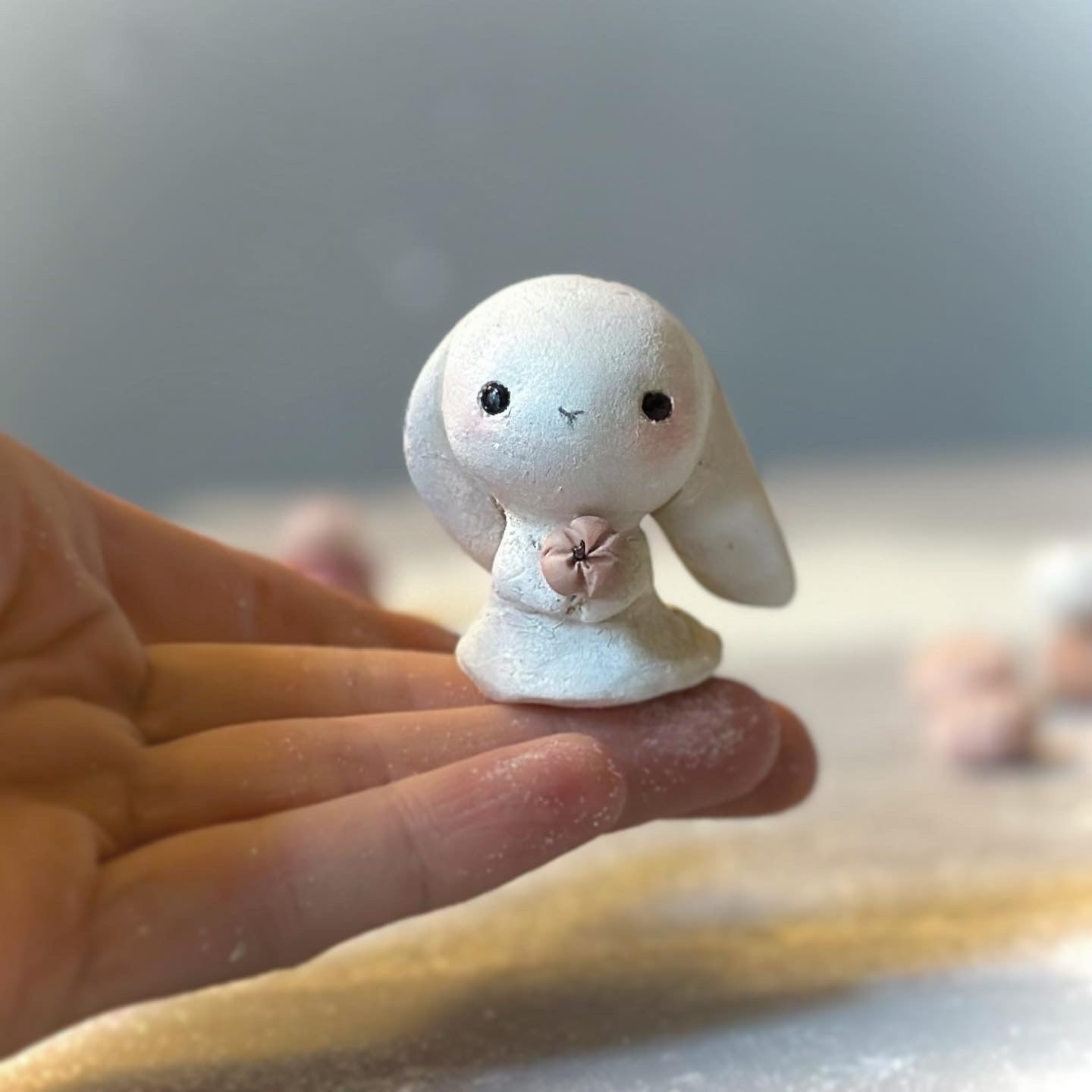 Ghost Bunny 3 inch figurine