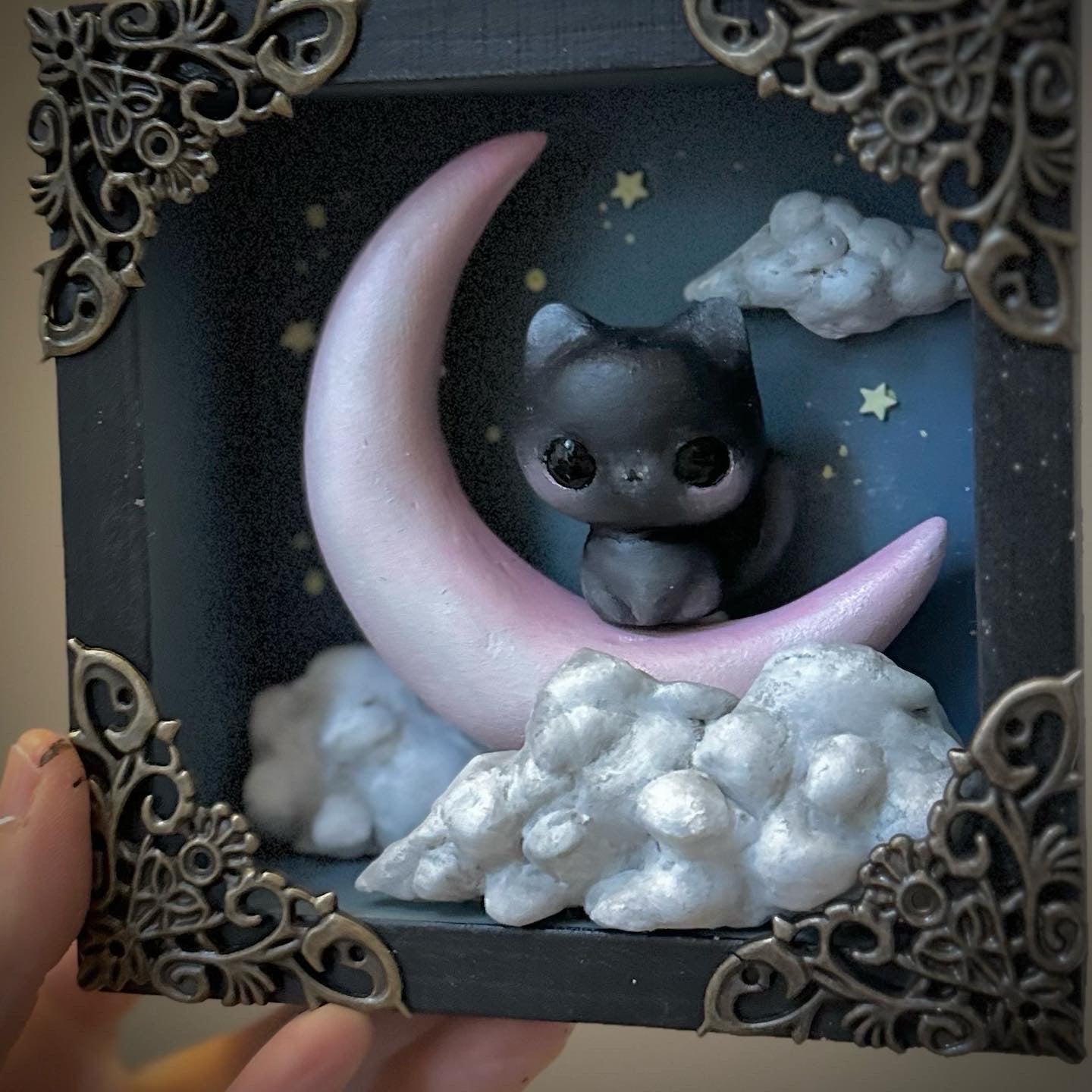 Dream Drifter Kitty 5x5 inch Story Box