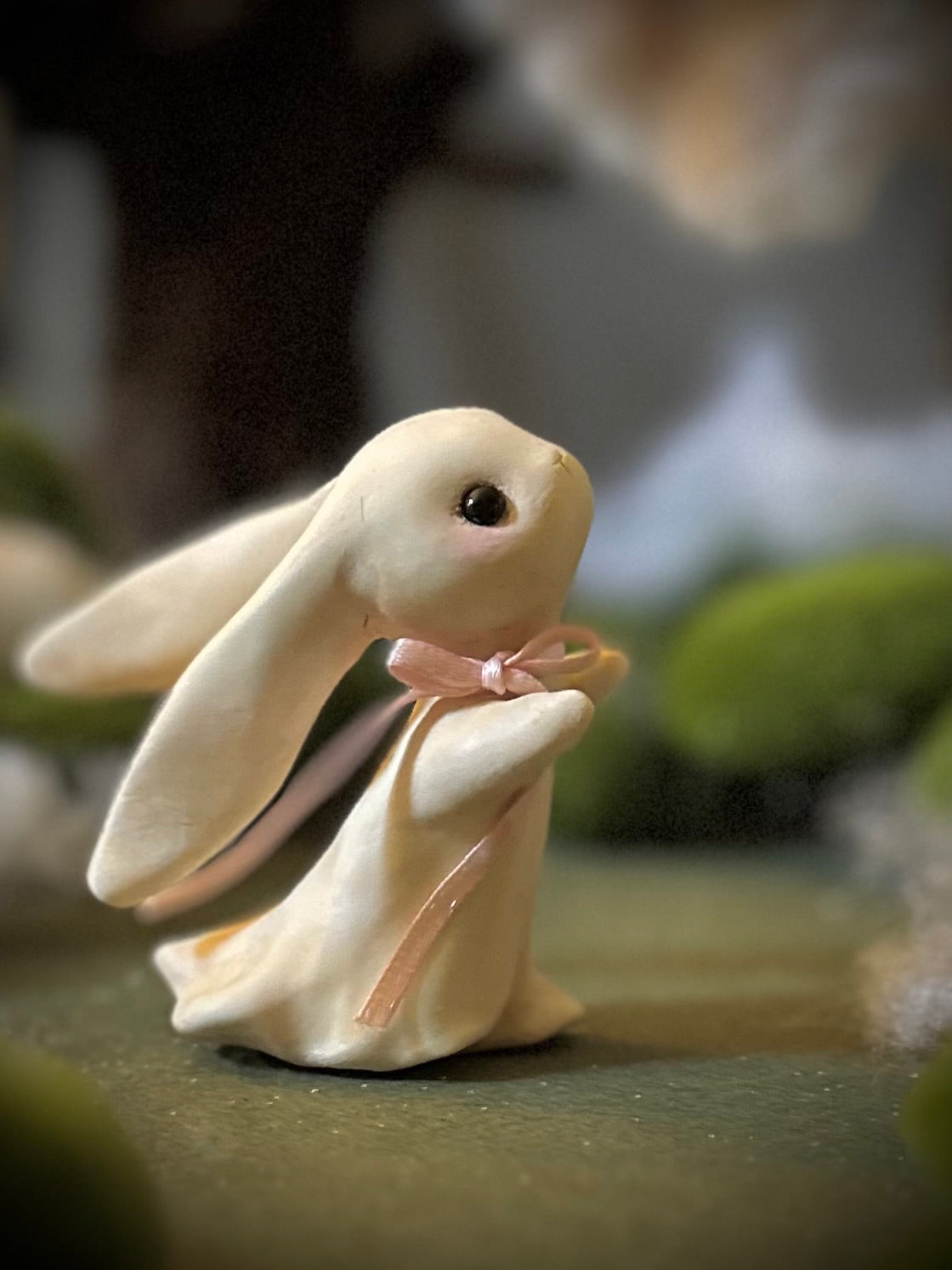 Preorder Ghost Bunny 3.5 inch figurine, art toy