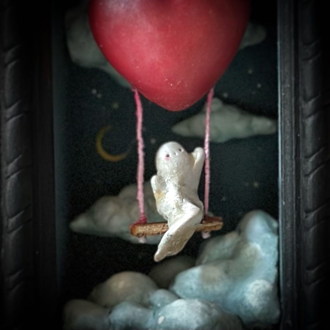 Little Bits of Love Ghost 4x6 Story Box