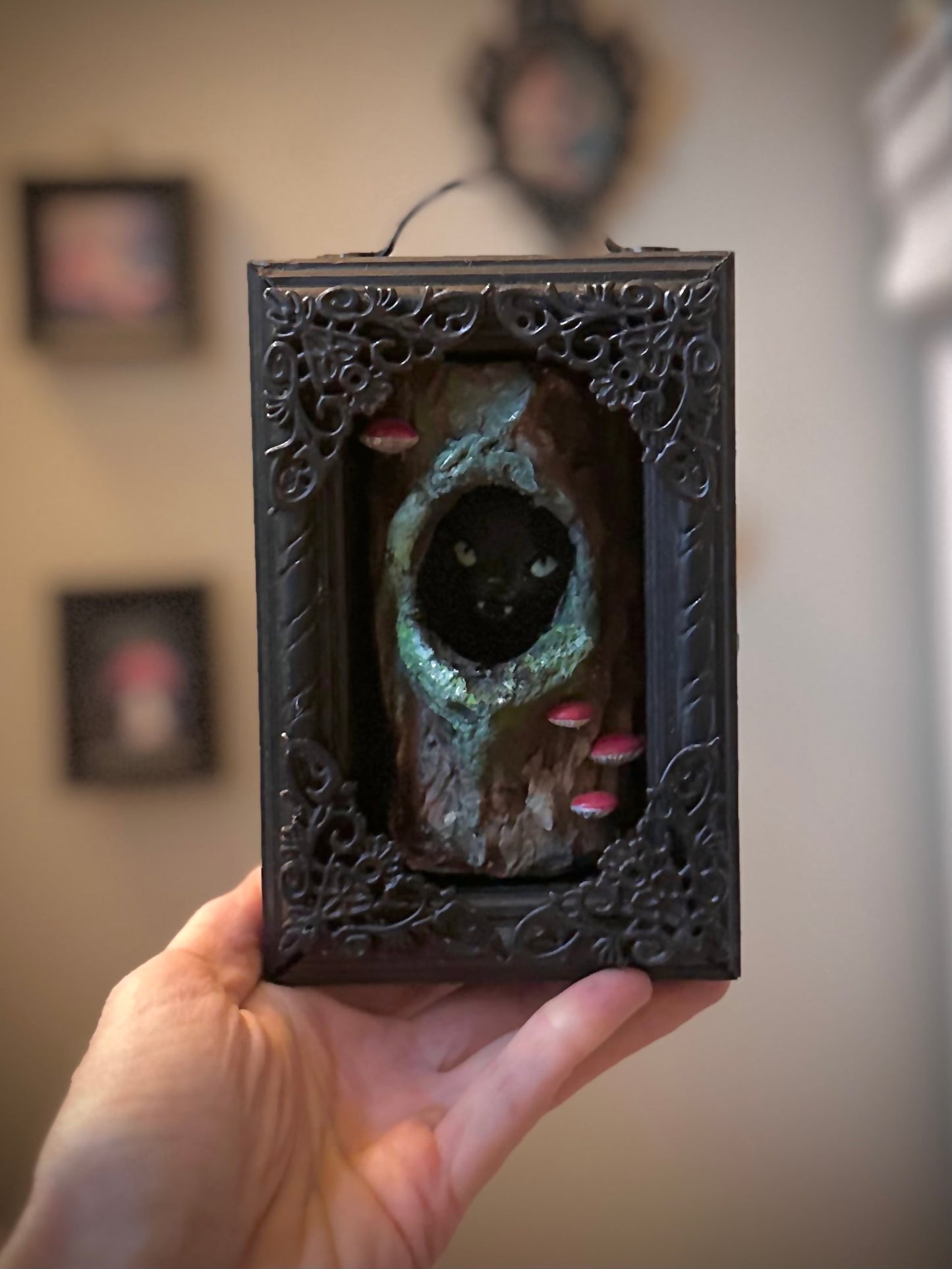 Night Watchman Bat 4x6 inch story Box