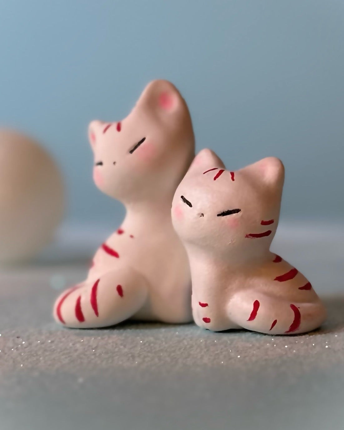 PRE ORDER peppermint Small Kitty 2 inch figurine,art toy