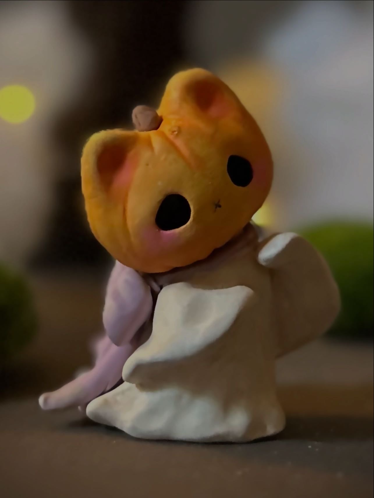 Preorder Pumpkitten 3 inch figurine, art toy
