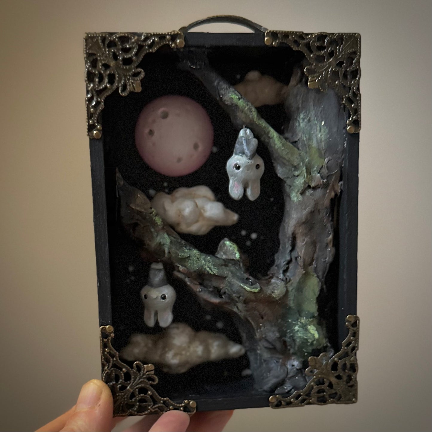 Night Watchman Bat 4x5 inch story Box