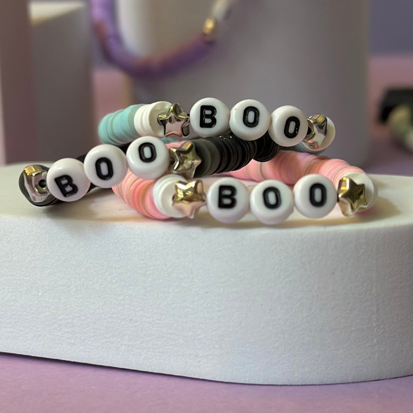 Boo Bracelets in Monster Mash