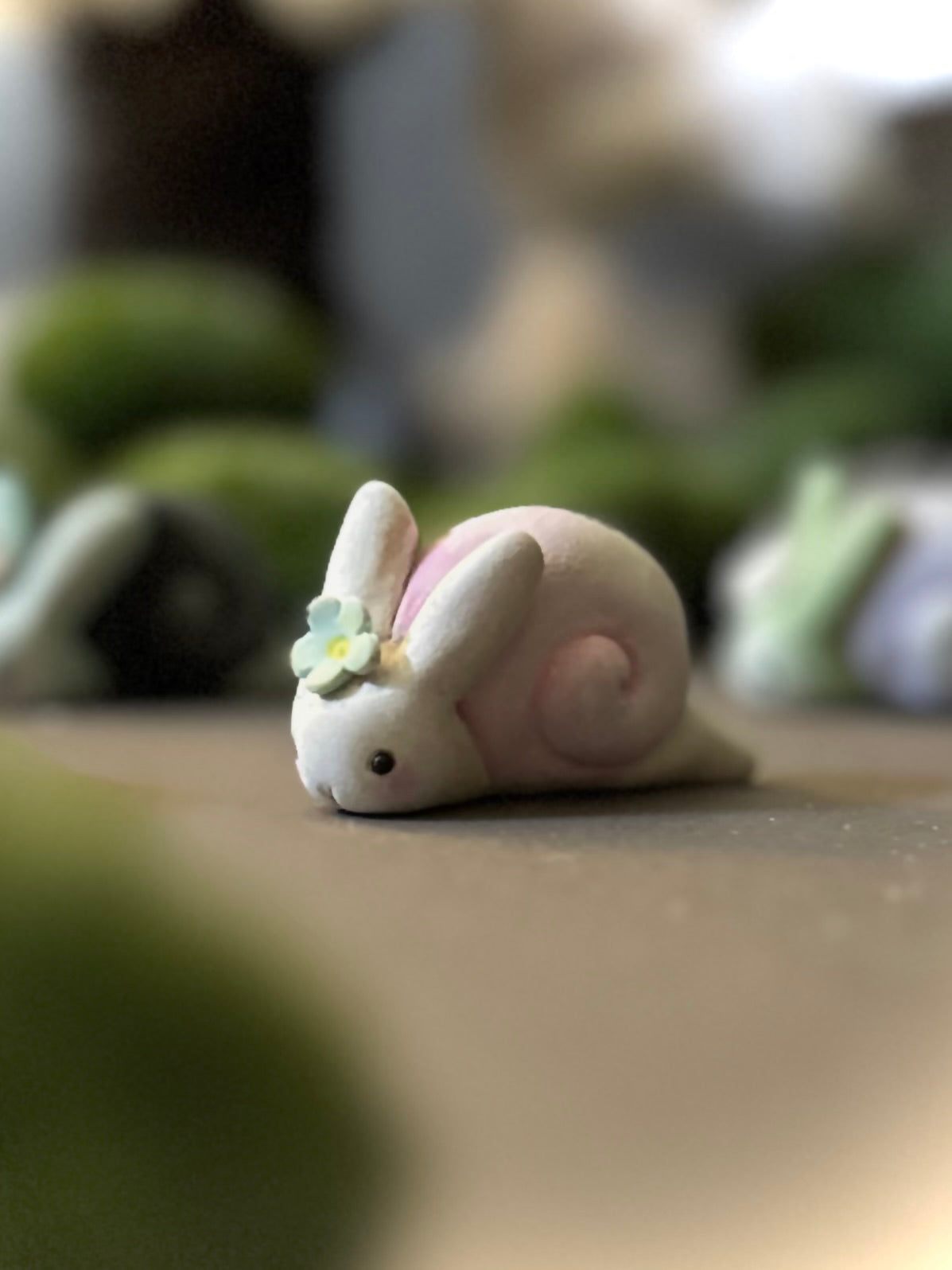 Preorder Pink Snabbit 1.5x 2inch figurine, art toy