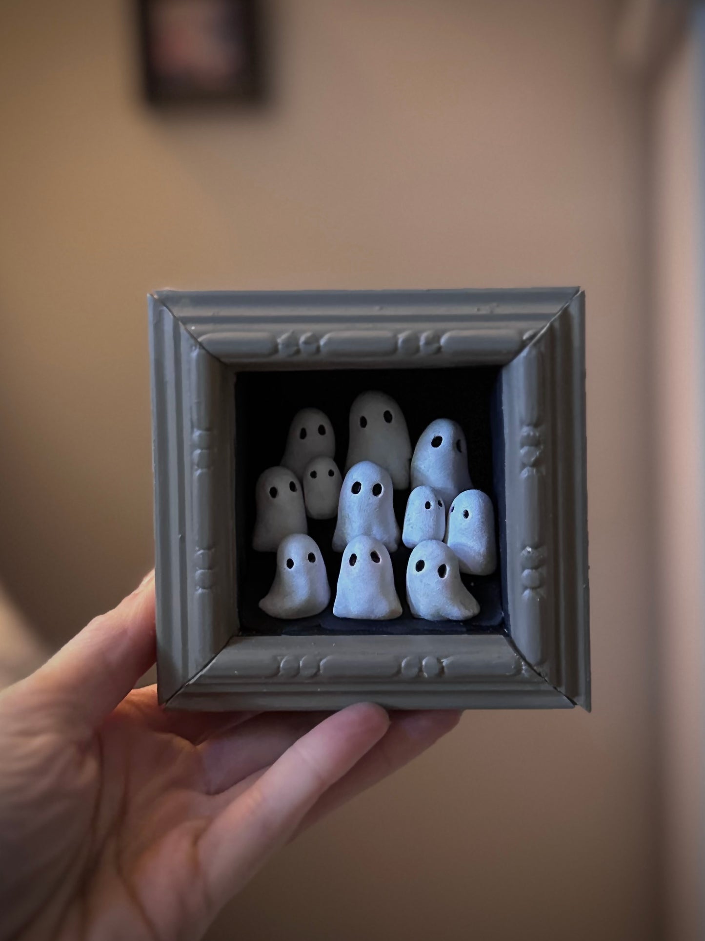 Family Portrait 4x4 inch Story Box Wall Hanging