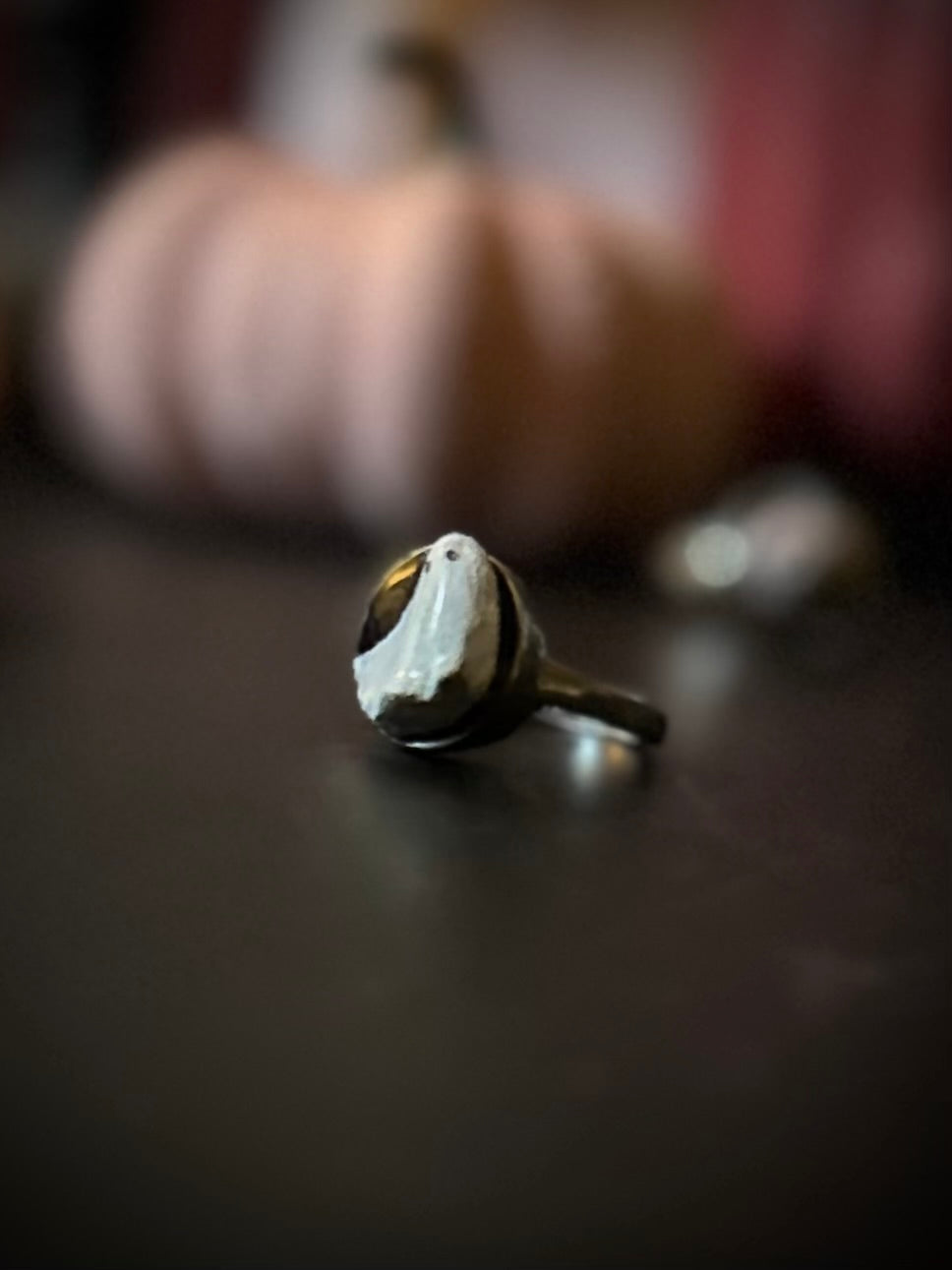 PRE ORDER Ghost Ring on Adjustable Sterling Silver Band
