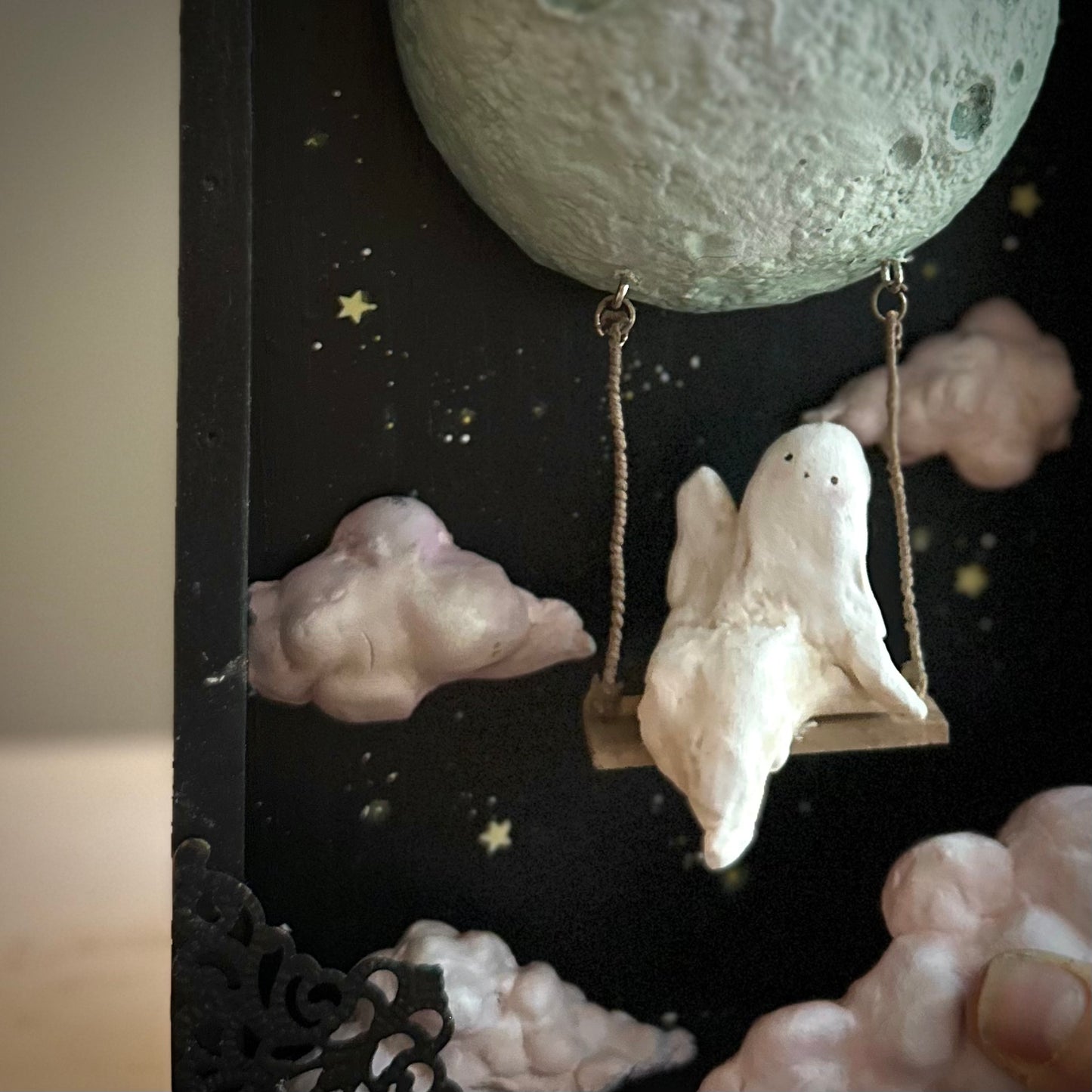 Moon Swinging 10x 6 inch Story Box