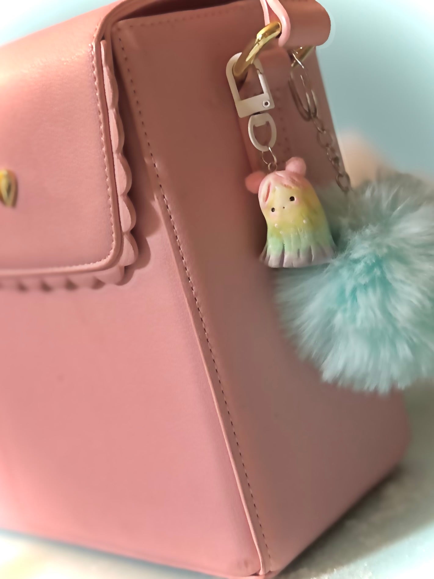 Preorder Rainbow Warm Fuzzy BAG CHARM 1.5 inch figurine, art toy