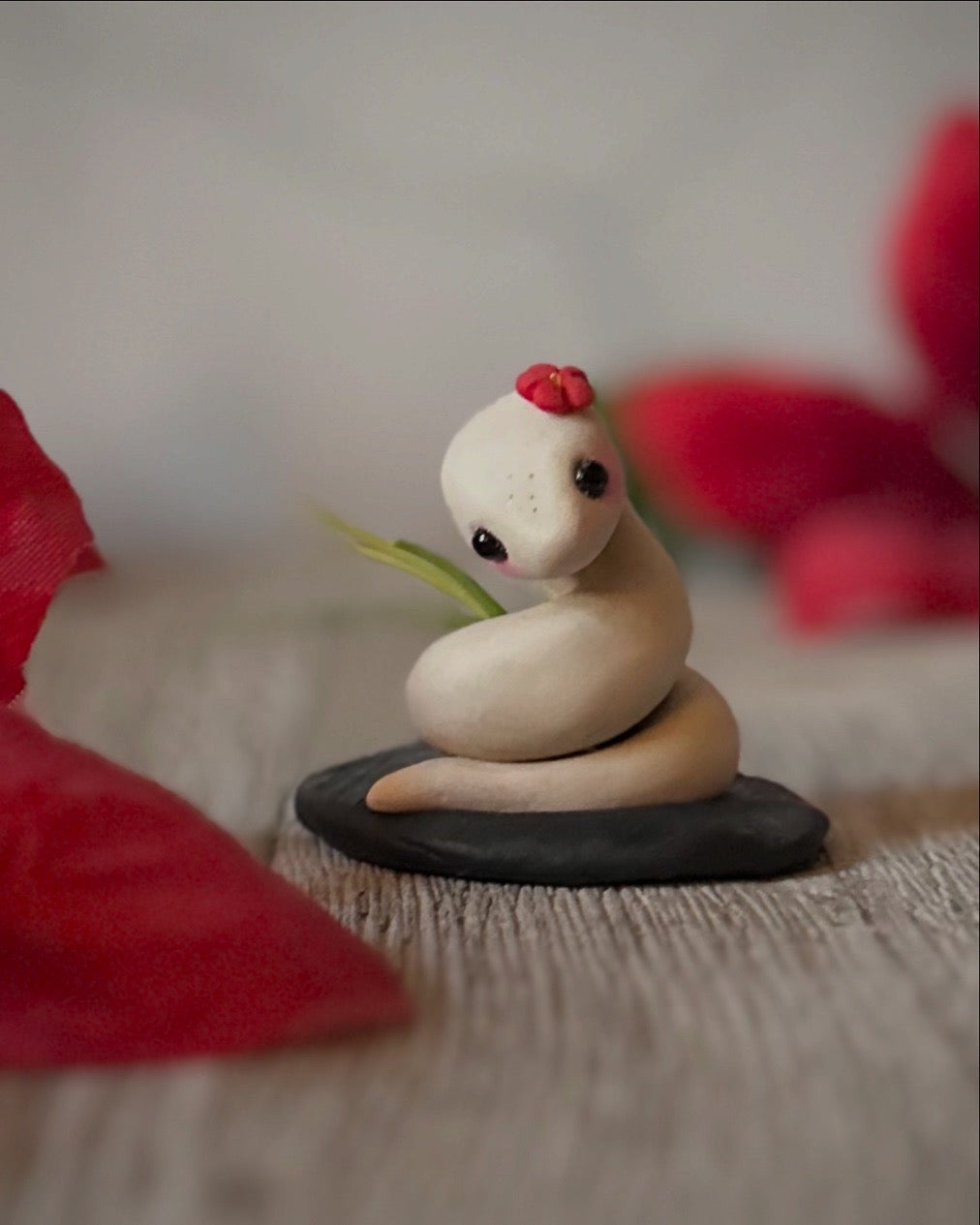 Preorder White Year of the Snake ⭐️LIMITED⭐️ 2.25 inch figurine, art toy