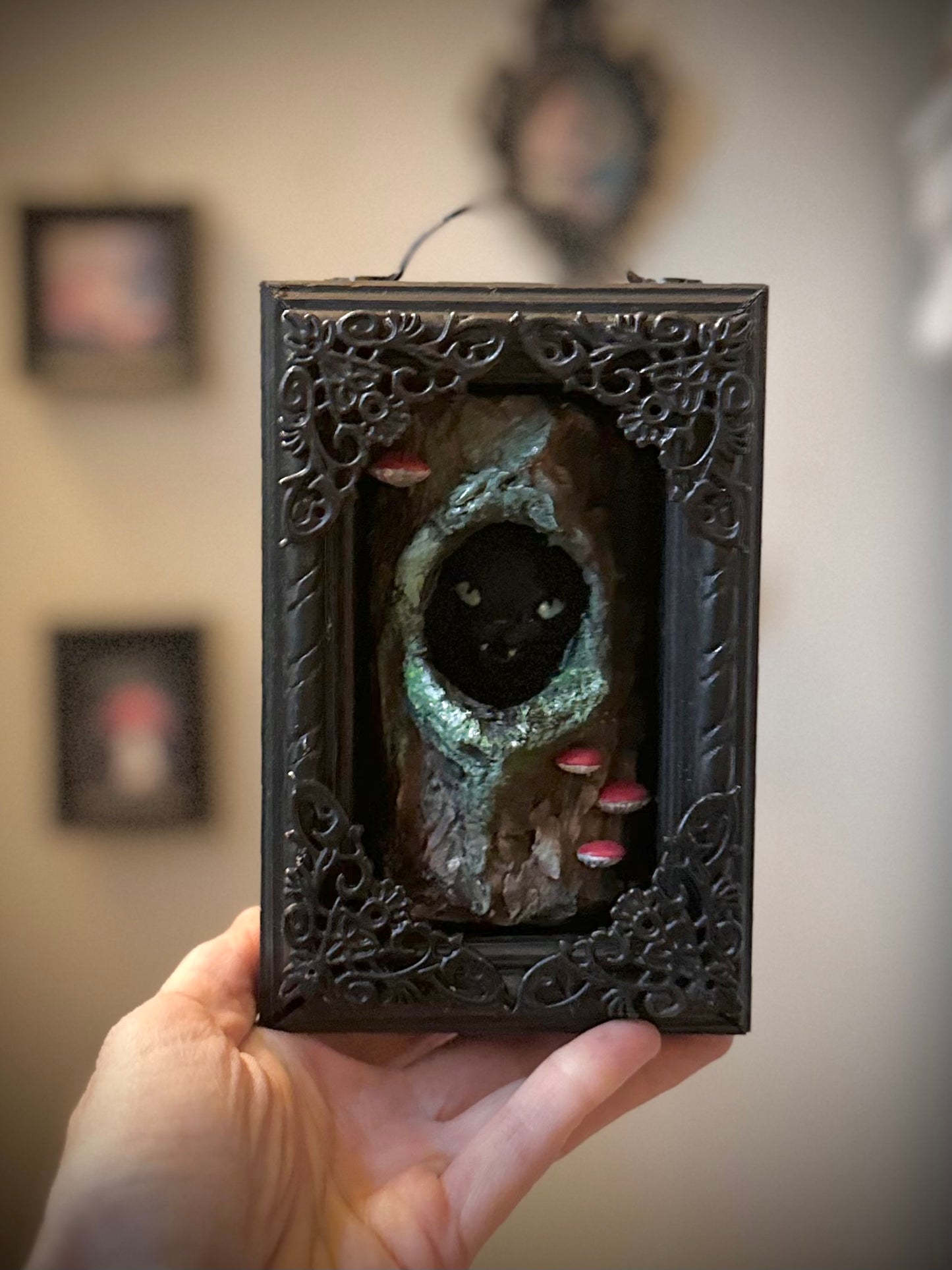 Night Watchman Bat 4x6 inch story Box