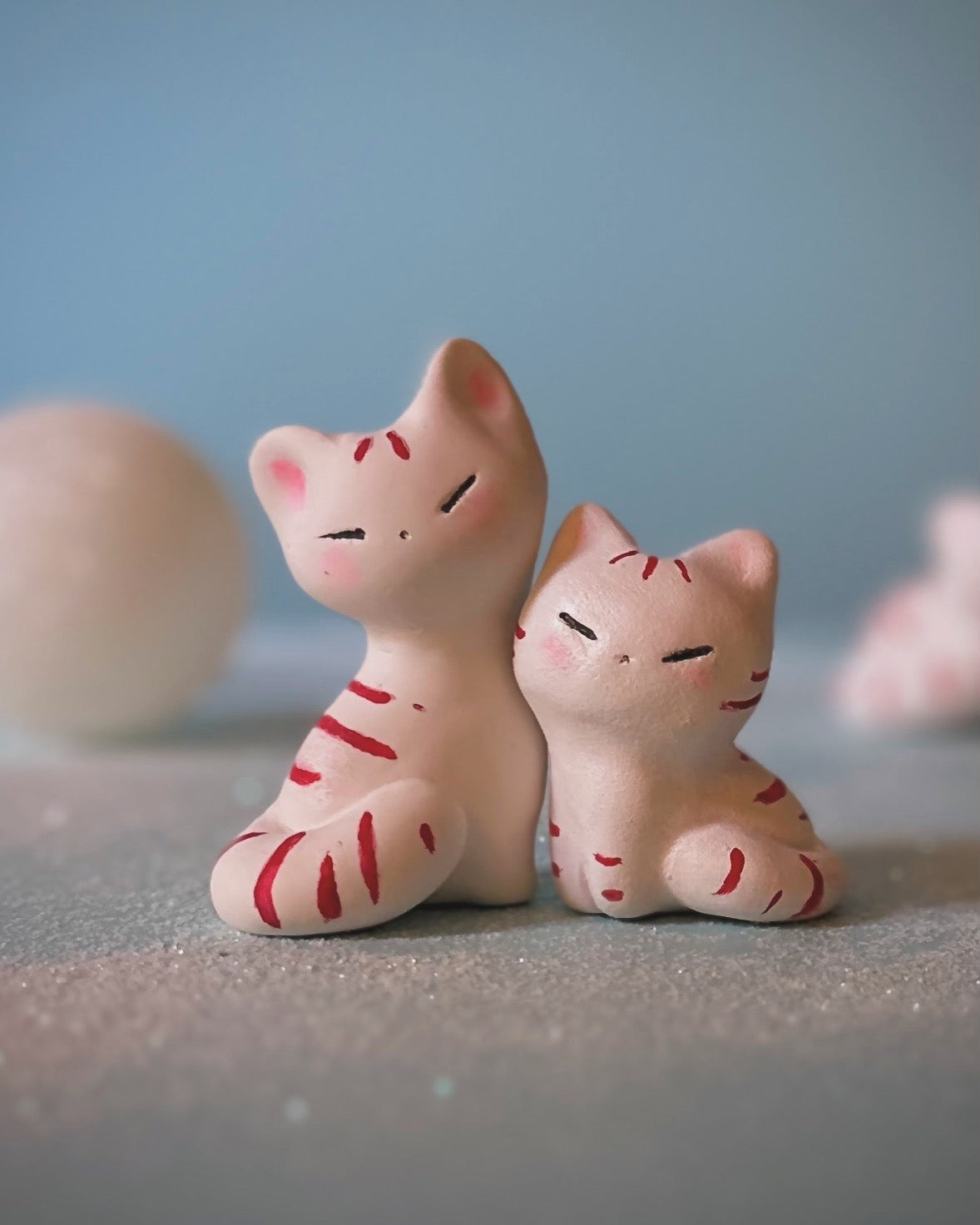 PRE ORDER peppermint Small Kitty 2 inch figurine,art toy