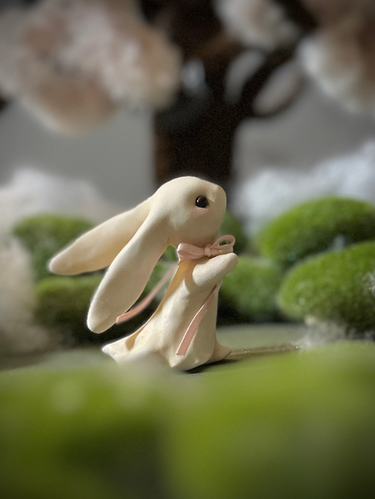 Preorder Ghost Bunny 3.5 inch figurine, art toy