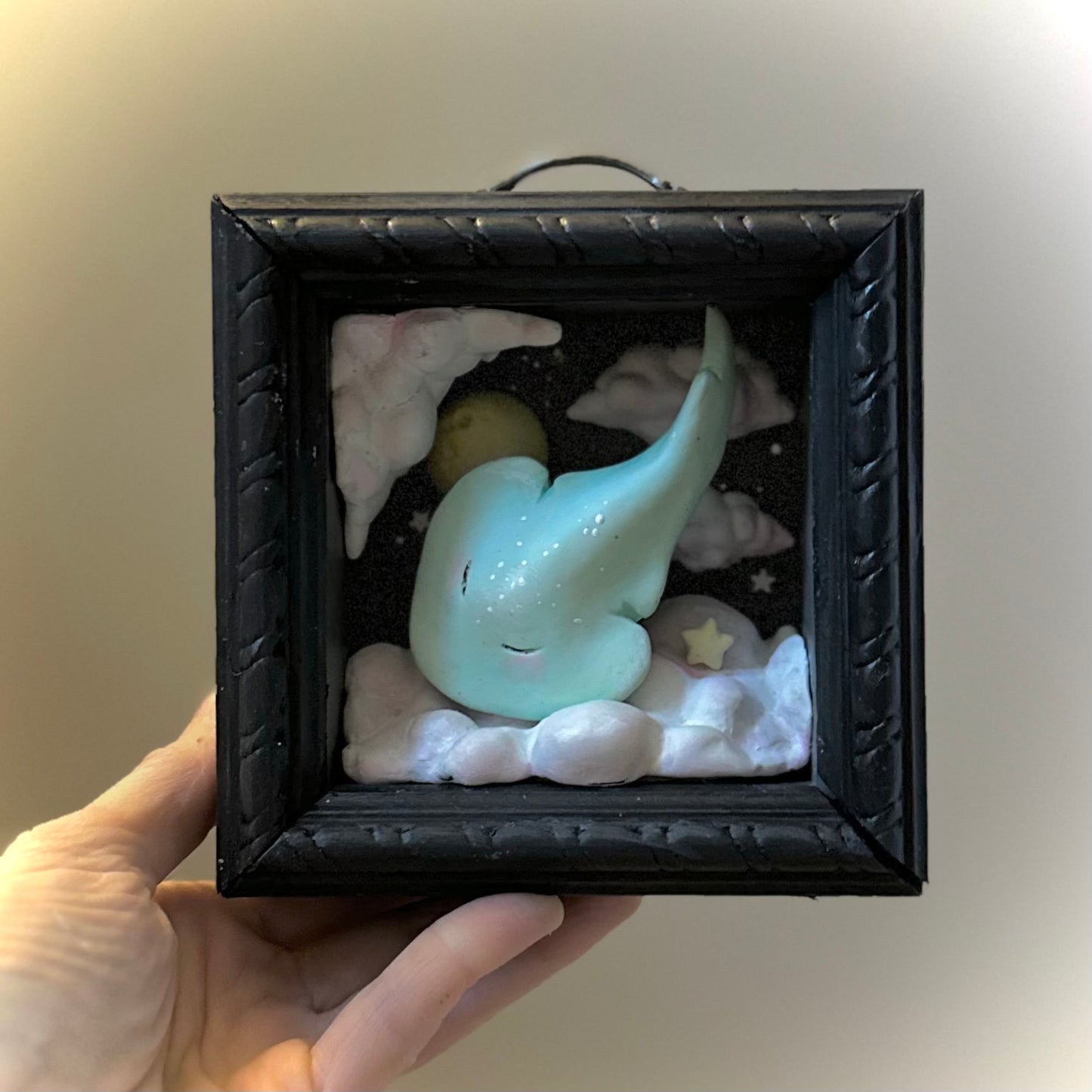 Midnight Guardian Sting Ray 5x5 inch Story Box