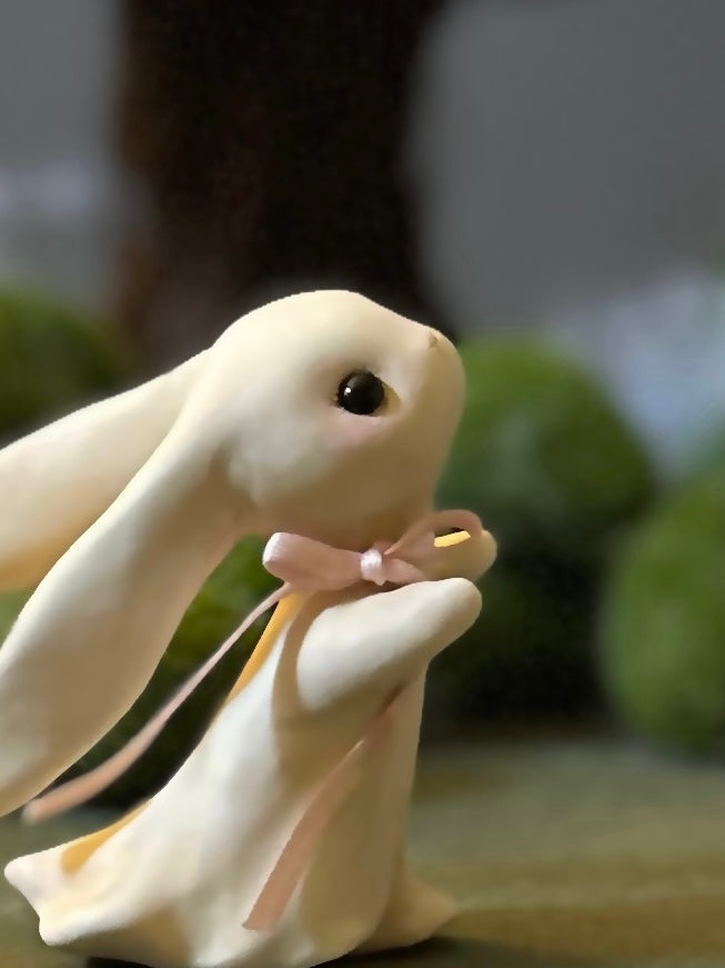 Preorder Ghost Bunny 3.5 inch figurine, art toy