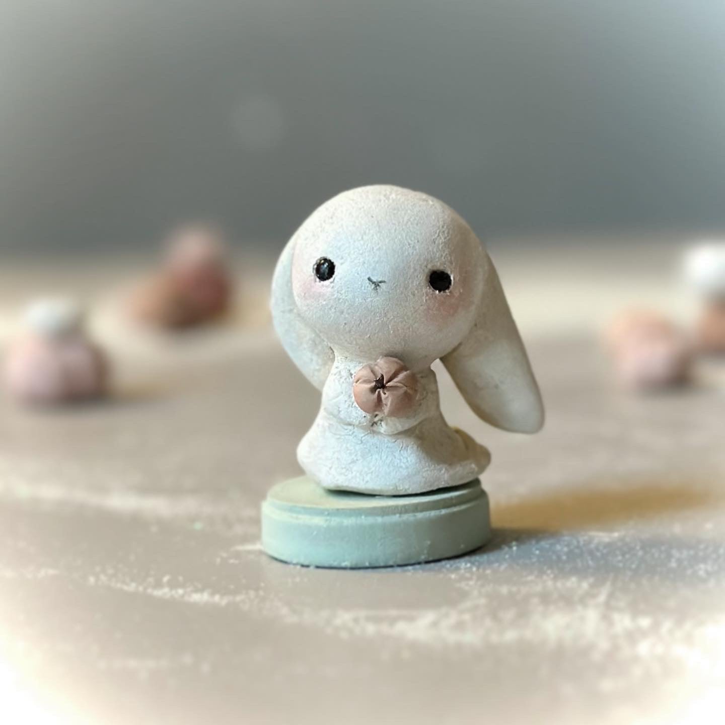 Ghost Bunny 3 inch figurine