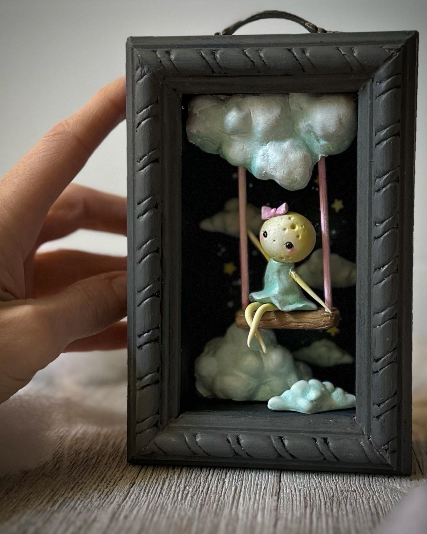 The Moon Mans Daughter 4x6 Story Box
