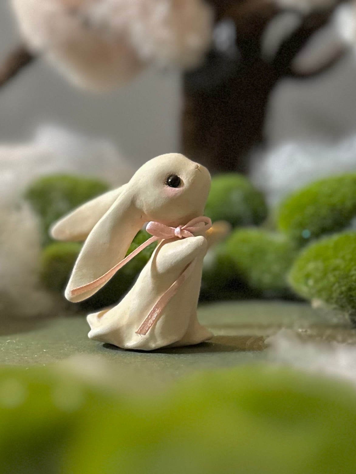 Preorder Ghost Bunny 3.5 inch figurine, art toy