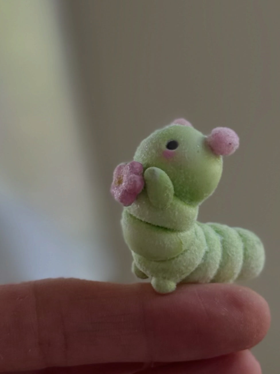 Fuzzipillar 2 inch Flocked Figurine