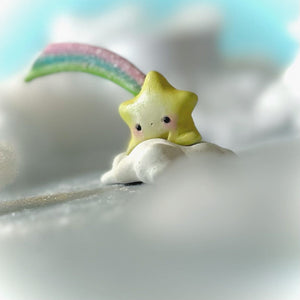 PRE ORDER Shooting Star 2.5 inch figurine with cloud base