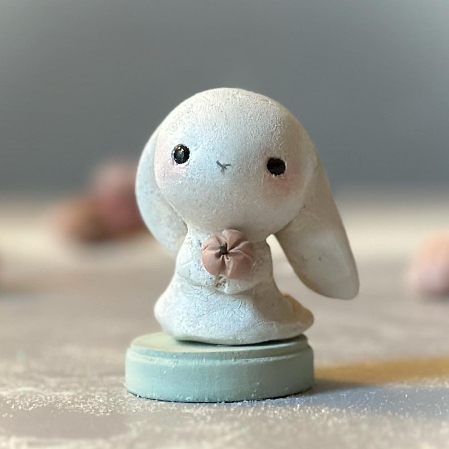 Ghost Bunny 3 inch figurine