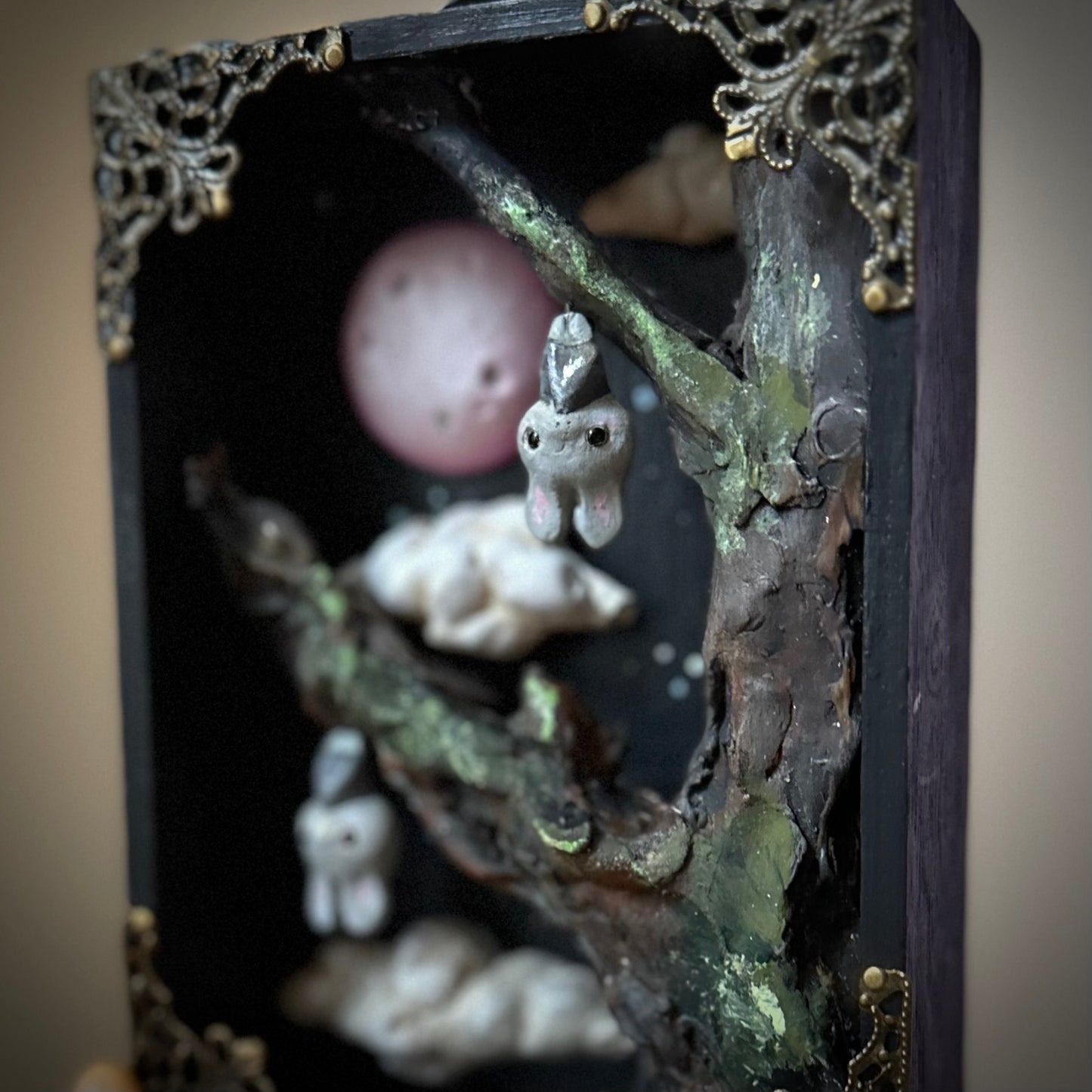 Night Watchman Bat 4x5 inch story Box