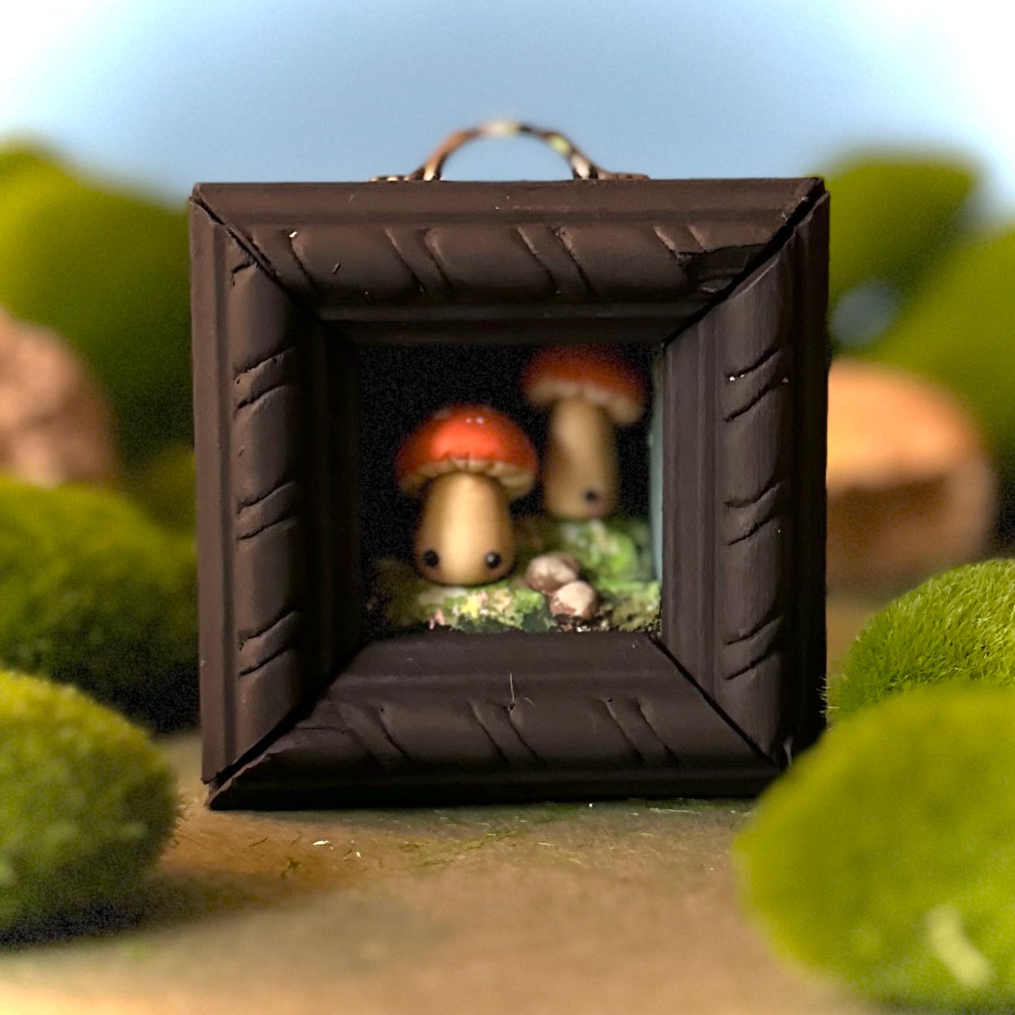 Orange Cap Mini Mushies 3x3 Story Box
