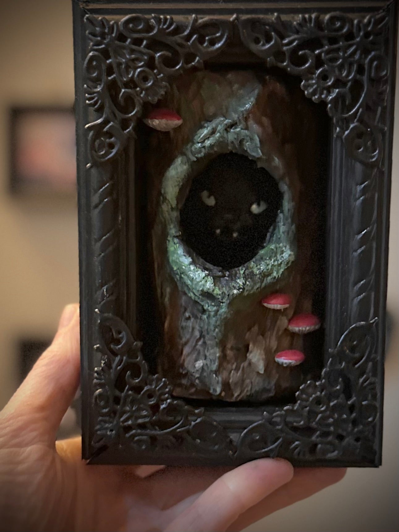 Night Watchman Bat 4x6 inch story Box