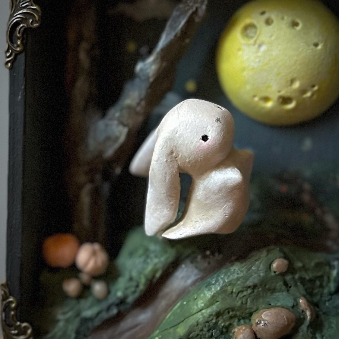 Ghost Bunny 5x4 inch Story Box
