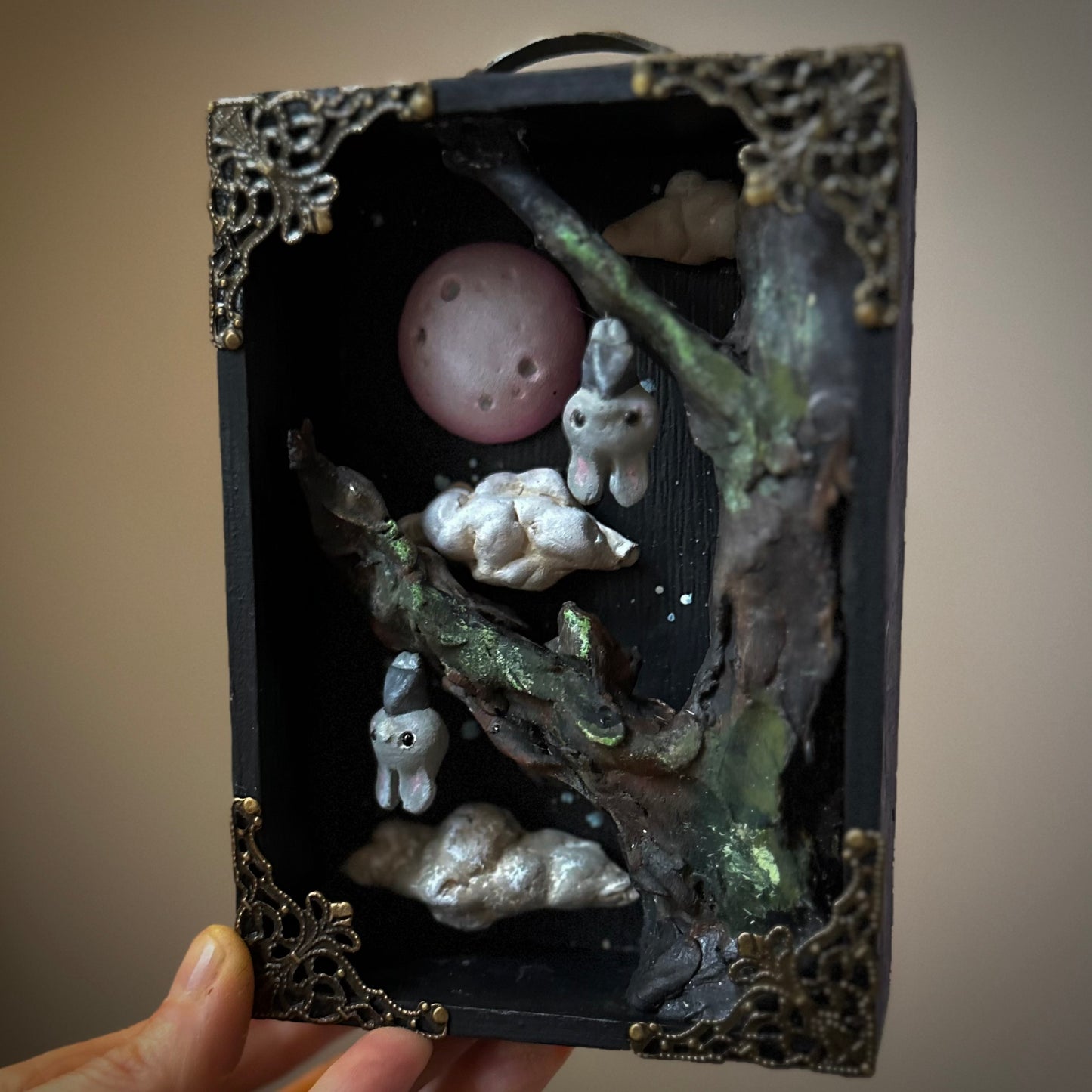 Night Watchman Bat 4x5 inch story Box