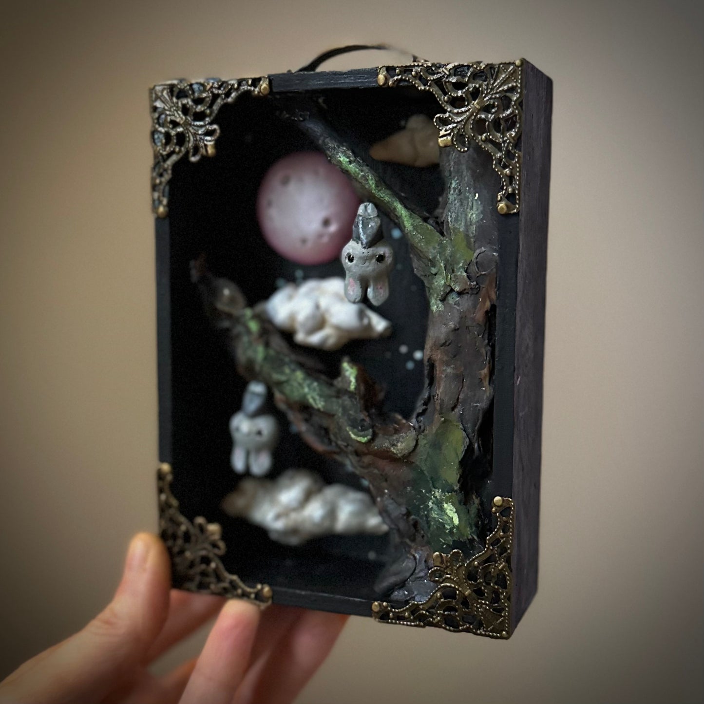 Night Watchman Bat 4x5 inch story Box