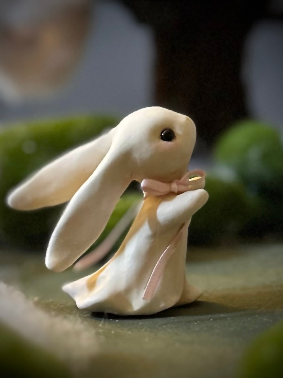 Preorder Ghost Bunny 3.5 inch figurine, art toy